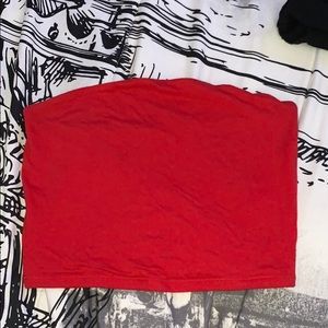 Red Crop Top